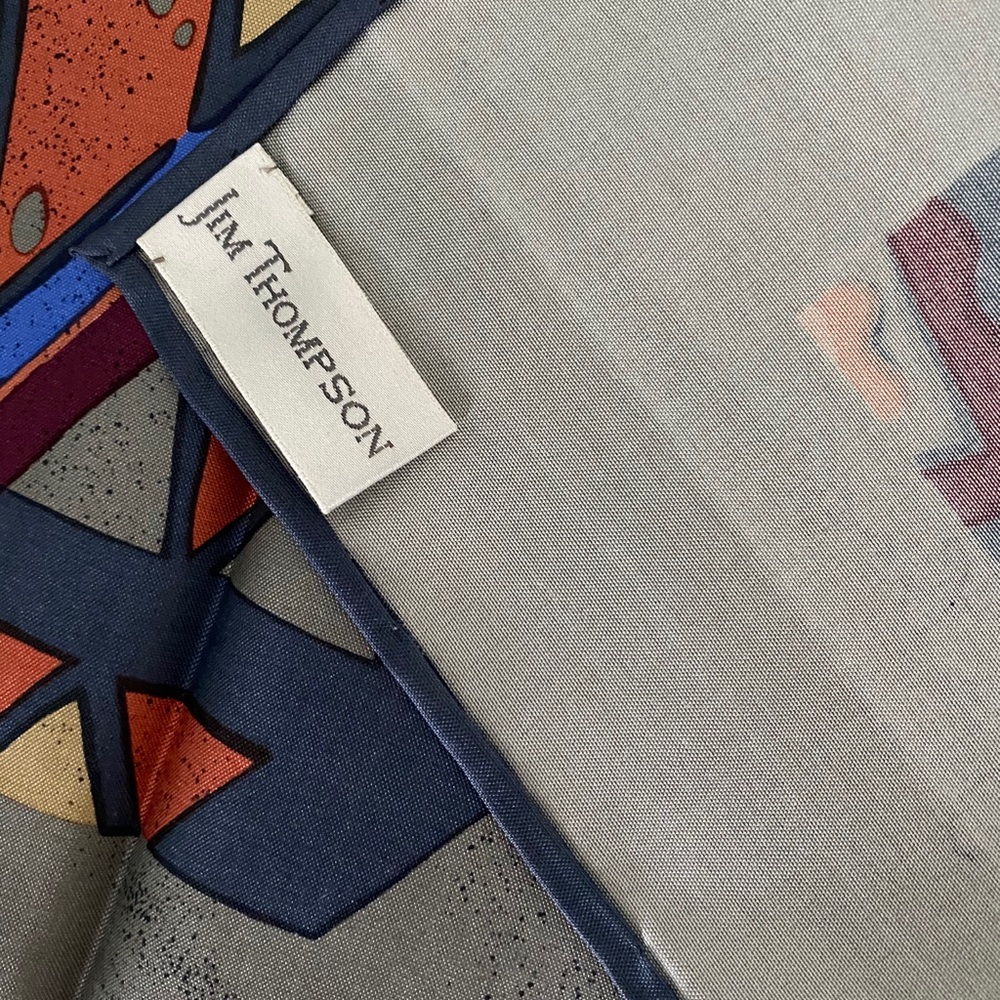 Vintage Jim Thompson Silk Scarf - Picture 6 of 10
